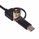 10m/7mm endoskop pre PC a Android USB/microUSB/USB-C Hard
