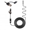5m/8mm HD endoskop pre PC a Android USB/microUSB/USB-C Hard