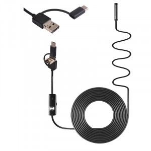 2m / 7mm endoskop pro PC a Android USB / microUSB / USB-C Hard