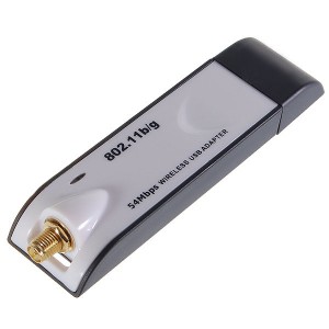 USB WiFi adaptér s odpojitelnou anténou 54Mbps 802.11b / g